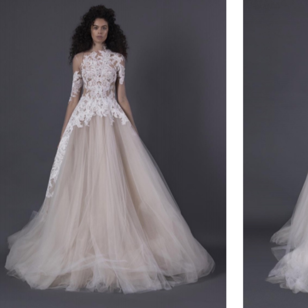 Women Vera Wang Olympe Vintage Wedding Dress